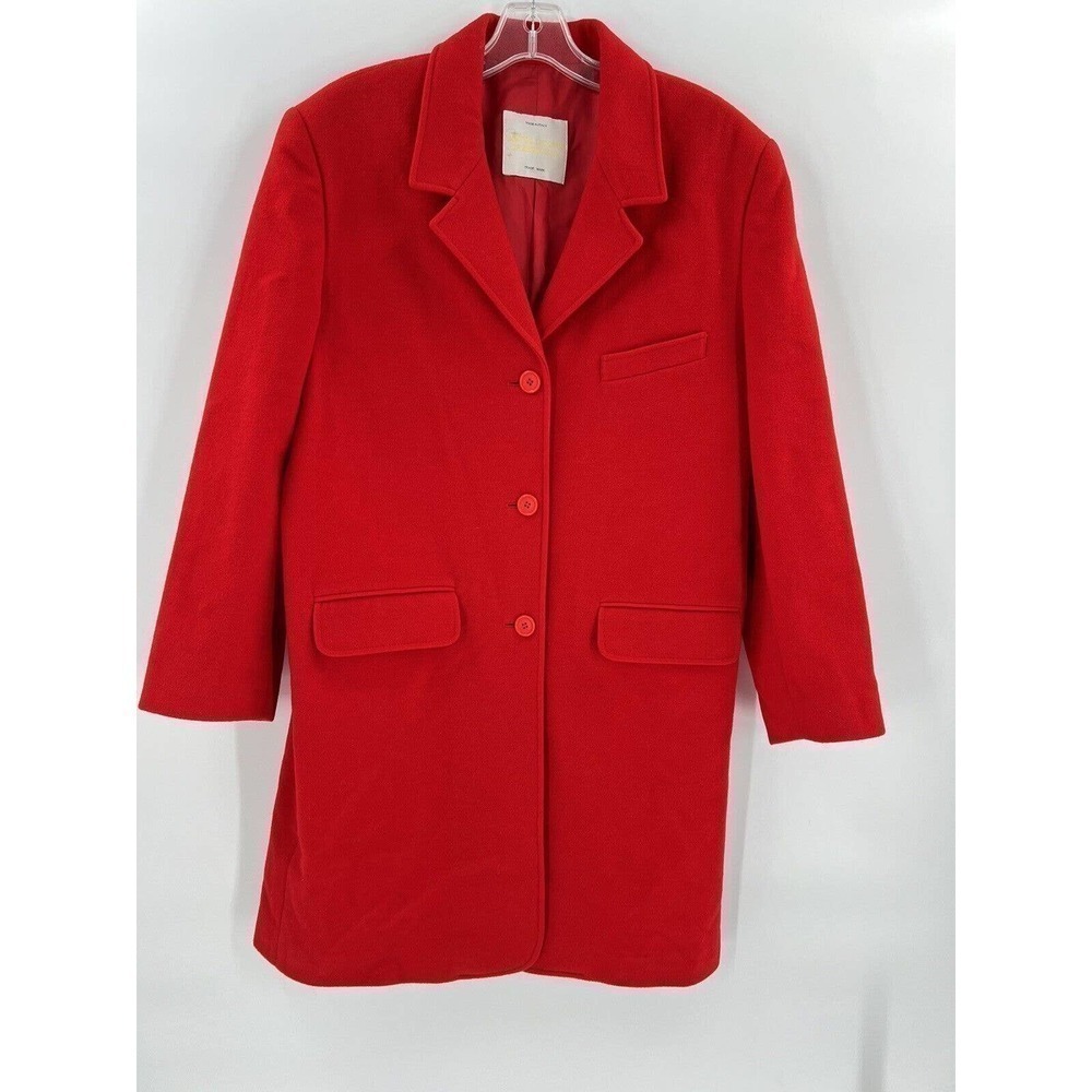 United Colors Of Benetton Red Pea Coat